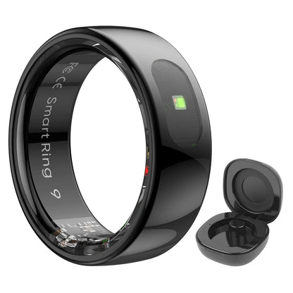 Smart Ring R08 Womens Men Electronic Smartring 5ATM Waterproof Blood Oxygen Pressure Health Monitor