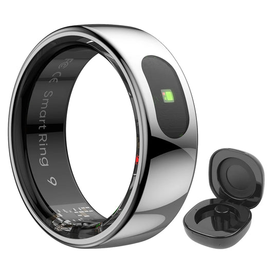 Smart Ring R08 Womens Men Electronic Smartring 5ATM Waterproof Blood Oxygen Pressure Health Monitor