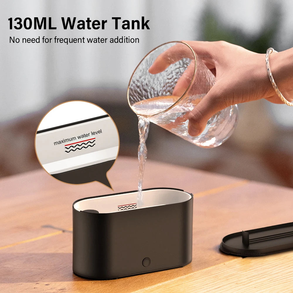 EverSanctum Flame Aroma Diffuser – USB Humidifier with LED Light for Bedroom & Home Wellness